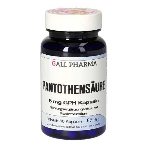 PANTOTHENSÄURE 6 mg GPH Kapseln