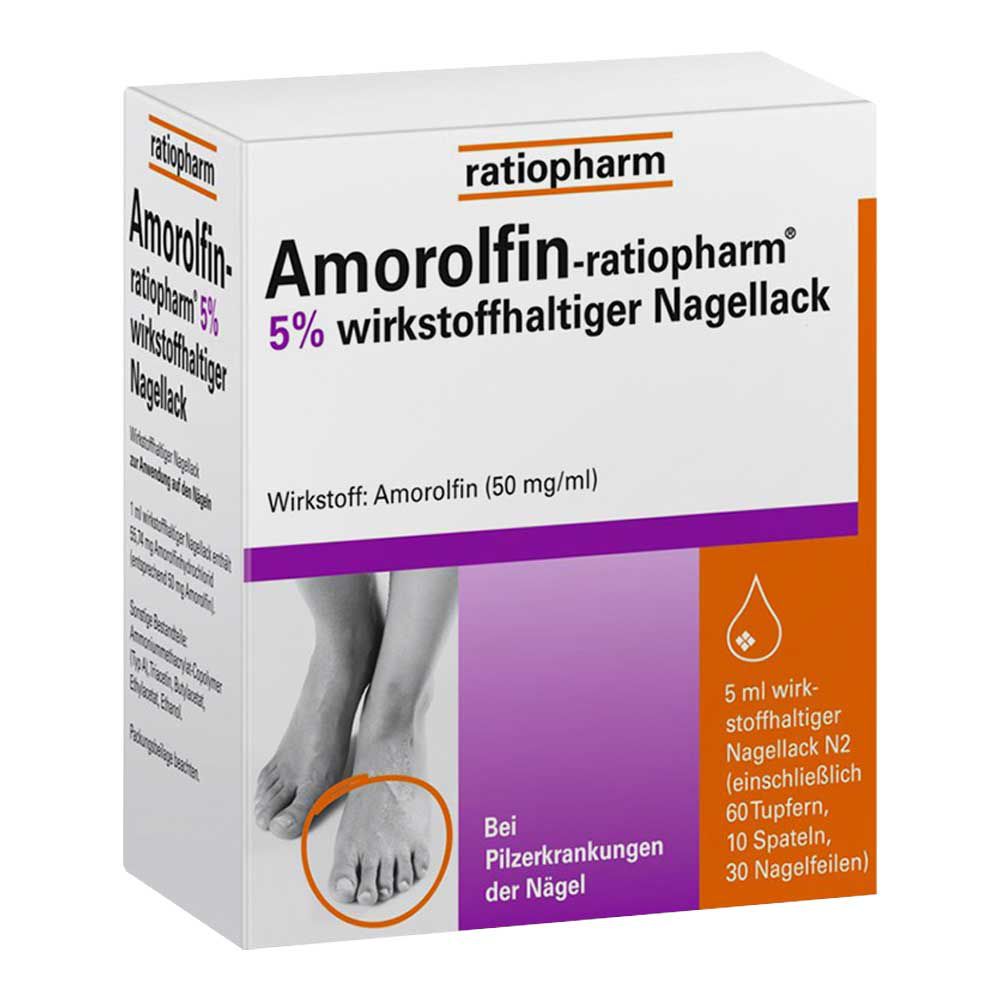 AMOROLFIN-ratiopharm 5% wirkstoffhalt.Nagellack