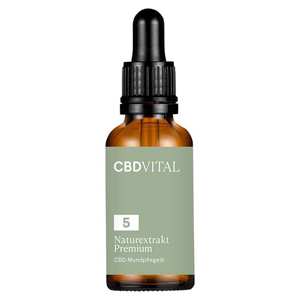 Cbd 5% Mundpflegeöl Naturextrakt PREMIUM Tropfen 30 Ml | Delmed